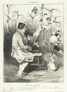 Le vieux garçon, 1833. Creator: Honore Daumier.