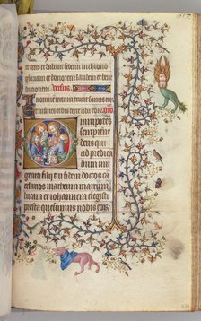Hours of Charles the Noble, King of Navarre (1361-1425), , fol. 273r, The Four Evangelists, c. 1405. Creator: Master of the Brussels Initials and Associates (French).