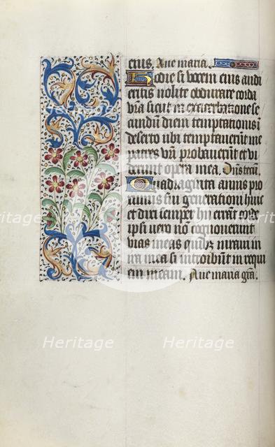 Book of Hours (Use of Rouen): fol. 29v, c. 1470. Creator: Master of the Geneva Latini (French, active Rouen, 1460-80).