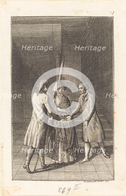 The Voyage to Paris, 1798. Creator: Daniel Nikolaus Chodowiecki.