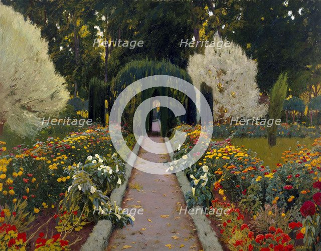 Jardín de Aranjuez. Glorieta II. Artist: Rusiñol, Santiago (1861-1931)