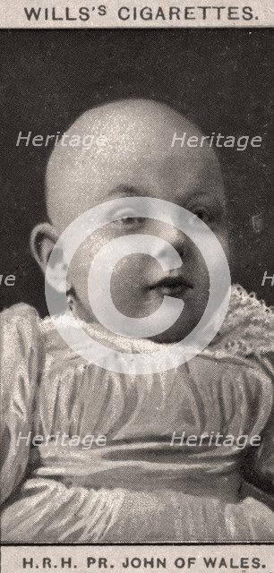 H.R.H, P.R, John of Wales, 1908.Artist: WD & HO Wills