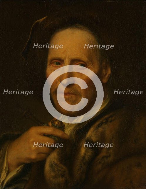 Self Portrait, probably 1760s. Creator: Christian Seybold.