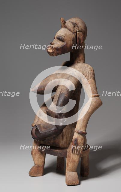 Mother-and-Child Figure, 1800s-1900s. Creator: Unknown.