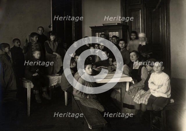 Minsk: Meeting of the children's executive committee, 1920-1929. Creator: Unknown.