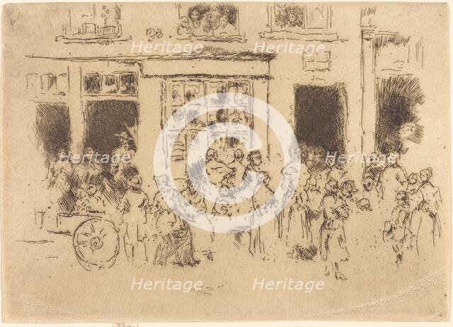 High Street, Brussels, 1887. Creator: James Abbott McNeill Whistler.
