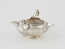 Two-Handled Sauceboat, England, 1730/31. Creator: Edward Feline.