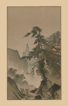 Chinese landscape, 16th century, (1886). Artist: Kano Masanobu.