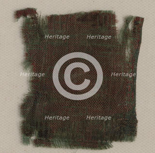 Three Fragments of Italian Gothic Silk, 1300s. Creator: Unknown.