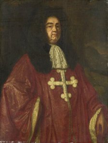 Portrait of Johannes Camprich van Cronefelt, Knight of the Order of St. Maurice and St. Lazarus, Imp Creator: Simon Ruys.
