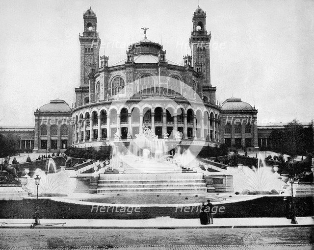 The Trocadero, Paris, 1893.Artist: John L Stoddard