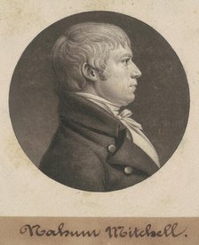 Nahum Mitchell, 1803-1804. Creator: Charles Balthazar Julien Févret de Saint-Mémin.