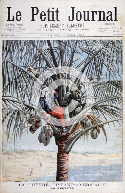 Spanish lookout, Spanish-American War, 1898. Creator: F Meaulle.