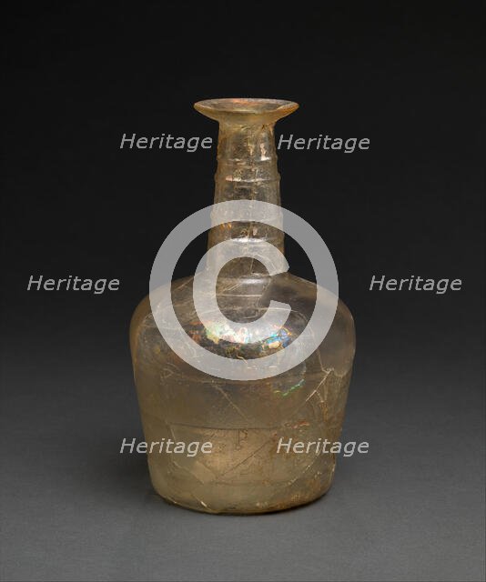 Flask, Iran, 9th century. Creator: Unknown.