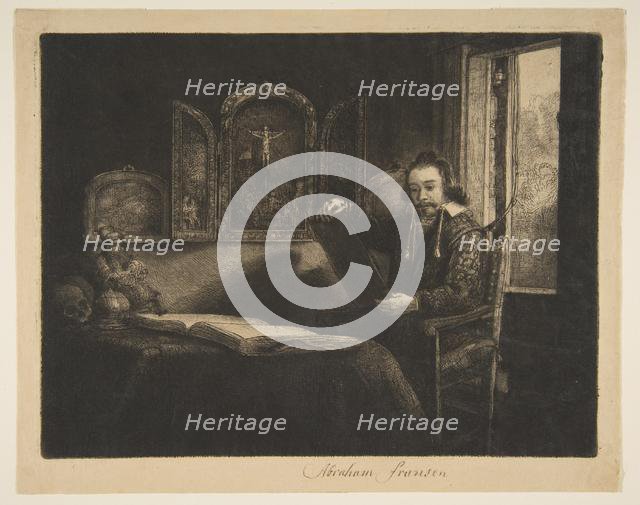 Abraham Francen, Apothecary, ca. 1656. Creator: Rembrandt Harmensz van Rijn.