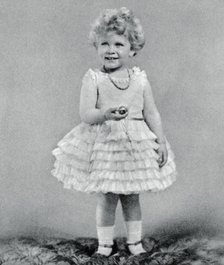 Princess Elizabeth aged two in 1928, (1937). Artist: Unknown