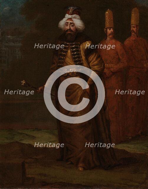 Sultan Ahmed III, c.1727-c.1730. Creator: Jean Baptiste Vanmour.