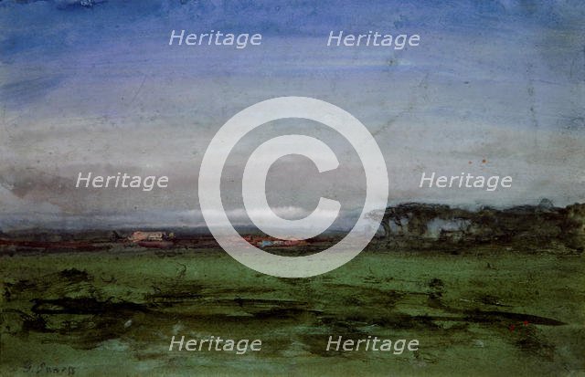 Across the Campagna, 1872. Creator: George Inness.