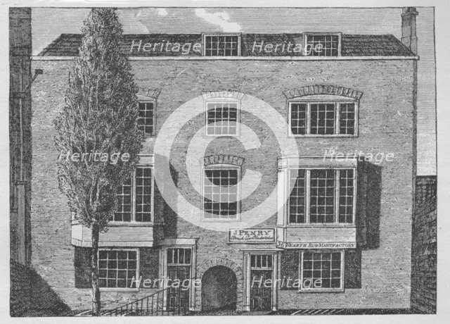 Bishop Burnet's House in St John's Square, Clerkenwell, London, c1900 (1911). Artist: Unknown.