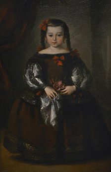 Portrait of a Girl in the 17th-century Style, c1840.  Creator: Leonardo Alenza.