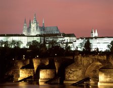 Prague Castle and St Vitus Cathedral, Czech Republic.