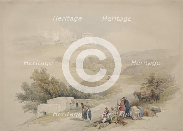 Ruins of the Church of St. John Sabaste, 1839. Creator: David Roberts (British, 1796-1864).