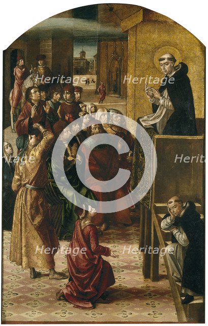 The Miracle of the Cloud, 1493-1499. Artist: Berruguete, Pedro (1450-1503)