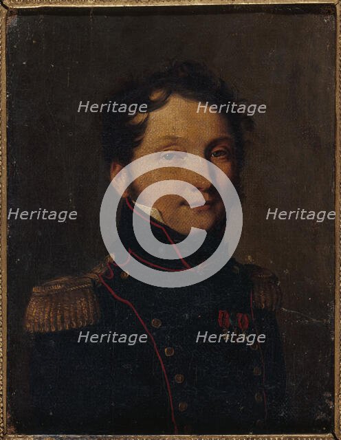 Portrait dit du capitaine Jules Raulin, 1810. Creator: Louis Leopold Boilly.
