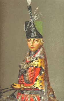 Hungarian Bodyguard from the Era of Maria Theresa..., 1895.  Creator: Unknown.