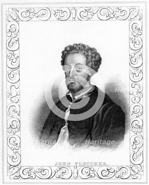 John Fletcher, early 17th century English playwright, early 19th century. Artist: Anon