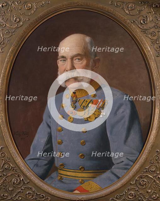 Emperor Franz Joseph I, 1914. Creator: Wilhelm A Vita.
