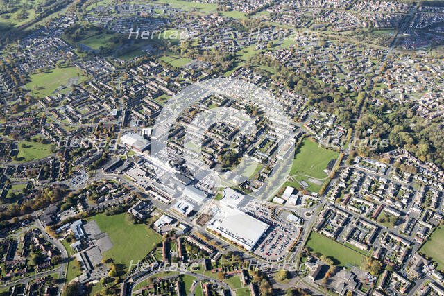 The town centre, shopping centre and New Town, Newton Aycliffe, County Durham, 2018. Creator: Emma Trevarthen.