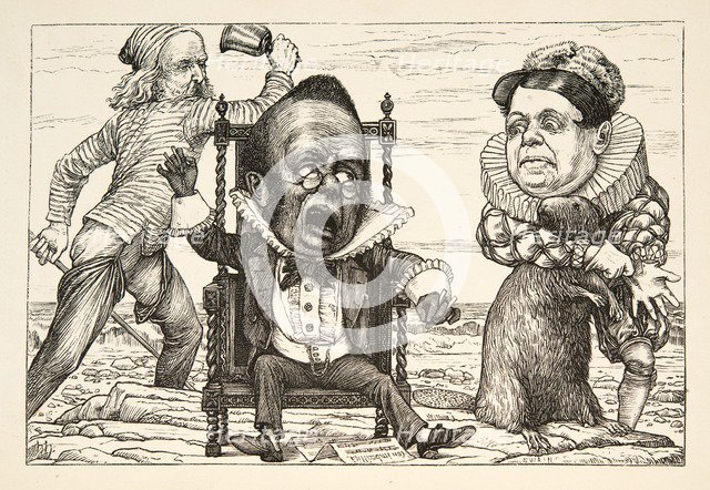 "So great was his fright that his waistcoat turned white" pub. 1876. Creator: Henry Holiday (1839 - 1927).