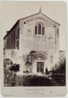 Facade of Arena Chapel, Padua, c1865. Creator: Carlo Naya.