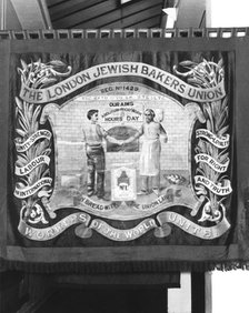 The London Jewish Bakers' Union Banner, (c1900?). Artist: Unknown