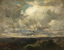 Untitled (landscape, cloudy sky). Creator: Edward Mitchell Bannister.