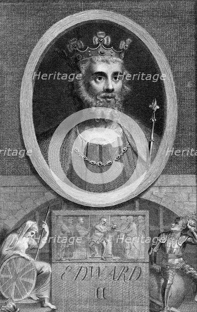 King Edward II of England, (1284-1327). Artist: Unknown