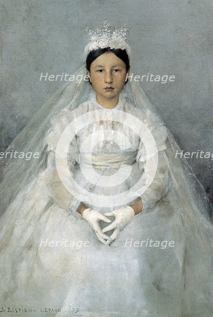 'The Communicant', 1875.  Artist: Jules Bastien-Lepage