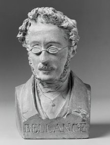 Portrait Bust of Joseph-Louis-Hippolyte Bellange, 1847. Creator: Jean-Pierre Dantan.