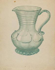 Pitcher, c. 1937. Creator: John Dana.