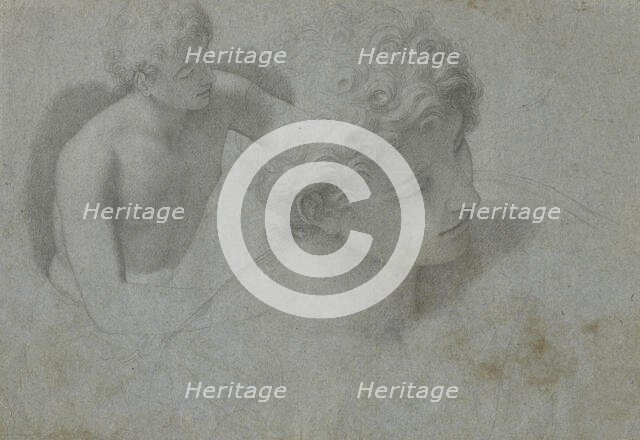 Two Studies Of A Youth, c1600-10. Creator: Cristofano Roncalli.