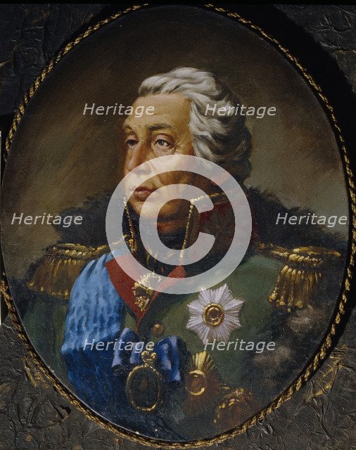 Portrait of Field Marshal Prince Mikhail Kutuzov (1745-1813). Artist: Anonymous, 18th century  