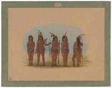 Five Caribbe Indians, 1854/1869. Creator: George Catlin.