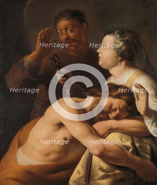 Samson and Delilah, 1630-1635. Creator: Jan Lievens.