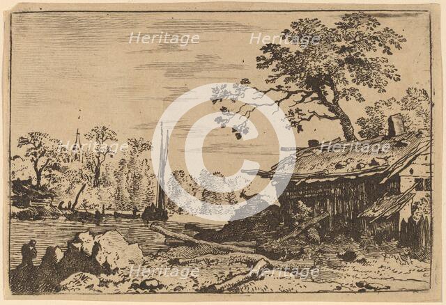 Ruinous Hut, probably c. 1645/1656. Creator: Allart van Everdingen.