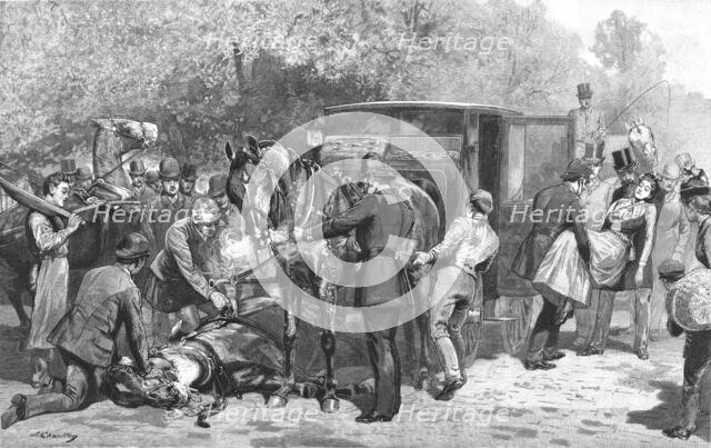 ''"More Frightened Than Hurt" ', 1890. Creator: John Charlton.