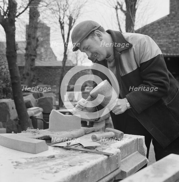 Carlisle Cathedral, Carlisle, Cumbria, 07/03/1967. Creator: John Laing plc.