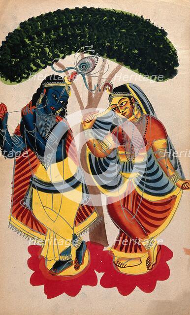 Radha and Krishna. Creator: Unknown.