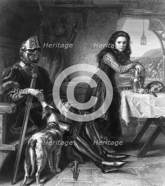 'The Maid Of Orleans', c1870s.Artist: T Ballin