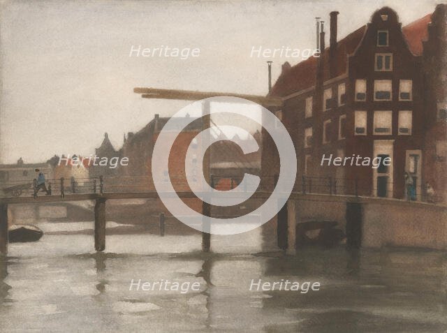 View of Uilenburg in Amsterdam, 1870-1923. Creator: Willem Witsen.